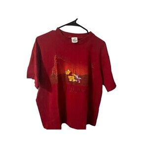 Vintage Disney Winnie the Pooh t shirt naturalist piglet Size Large 1990s